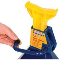 Jack Stand, Locking Handle/Ratchet, 6 tons Capacity, 25-1/4" H Ottawa Fastener Supply