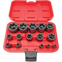 EP "Star" Plus Socket Set, 15 Pieces, 1/4"/3/8"/1/2" Drive Size Ottawa Fastener Supply