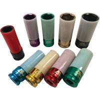 Thin Wall Master Impact Socket Set, 9 Pieces, 1/2" Drive Size Ottawa Fastener Supply