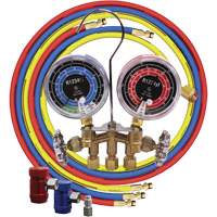 Jeu de manom&egrave;tres collecteurs en laiton avec coupleurs Ottawa Fastener Supply