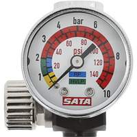 Air Micrometer with Gauge, 1/4" Male Thread & G 1/4" Female Thread Ottawa Fastener Supply