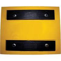 Cale de roue, Polyur&eacute;thane, Jaune, 15-1/4" la x 12-1/8'' p x 10-3/4" h Ottawa Fastener Supply