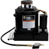 Air Actuated Bottle Jack, 100 Ton(s), Air Hydraulic/Manual Hydraulic, 17-22/25" Raised Height Ottawa Fastener Supply