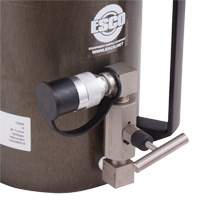 Safety Jack, Locking Collar, 100 tons Capacity, 13-37/100" - 19-3/5" H Ottawa Fastener Supply