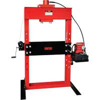 Electro/Hydraulic Pump Operated Shop Press, 50 tons Capacity Ottawa Fastener Supply