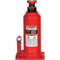 Professional Hydraulic Bottle Jack with Gauge Hole, 22 Ton(s), 20-49/250" Raised Height Ottawa Fastener Supply
