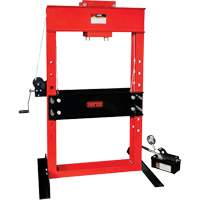 Air/Hydraulic Pump Operated Shop Press, 50 tons Capacity Ottawa Fastener Supply