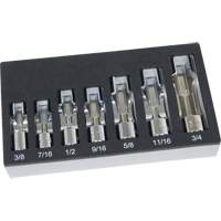 Jeu de douilles pour &eacute;crous &eacute;vas&eacute;s SAE avec plateau en mousse, 7 Morceaux, Prise de 3/8" Ottawa Fastener Supply