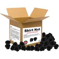 100-Piece Graphite-Coated Skirt Nuts for Pilot Hub Wheels Ottawa Fastener Supply