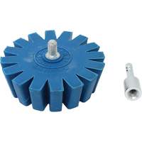 Conical Gear Eraser Wheel with Quick-Connect Arbor Adapter Ottawa Fastener Supply