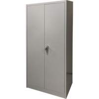 Storage Cabinet, Steel, 4 Shelves, 66" H x 30" W x 15" D, Grey FN425 | Ottawa Fastener Supply