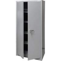 Storage Cabinet, Steel, 4 Shelves, 66" H x 30" W x 15" D, Grey FN425 | Ottawa Fastener Supply