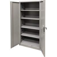 Storage Cabinet, Steel, 4 Shelves, 78" H x 36" W x 24" D, Grey FN426 | Ottawa Fastener Supply