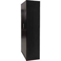 Combination Storage Cabinet, 36" W x 18" D x 72" H, Black Ottawa Fastener Supply