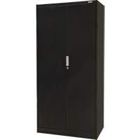 Armoire de rangement Hi-Boy, Acier, 4 Tablettes, 72" h x 36" la x 18" P, Noir Ottawa Fastener Supply