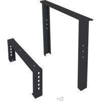 Pattes d'&eacute;tabli pour service industriel, Acier, 30" p x 34" h, Simple Ottawa Fastener Supply