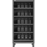Heavy-Duty Open Front Cabinet with Dividers, Steel, 0 Drawers, 36" x 24" x 78", Grey Ottawa Fastener Supply