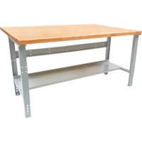 Industrial Modular Workbench, 1000 lbs. Cap., 72" W x 48" D Ottawa Fastener Supply