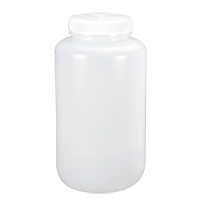 Wide-Mouth Bottles, Round, 1/2 gal., Plastic HB037 | Ottawa Fastener Supply