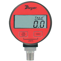 Pressure Gauge, 2-31/50" , 100 psi, Bottom Mount, Digital IA378 | Ottawa Fastener Supply