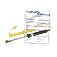 Surface Thermocouple Probe (includes ISO Certificate), 500 °C (932°F) Max. Temp. Ottawa Fastener Supply