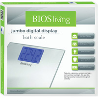 Jumbo Digital Display Scale, 550 lbs. Cap., 0.2 lbs. / 0.1 kg Graduations Ottawa Fastener Supply