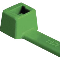 UL Rated PA66 Cable Ties, 4" Long, 18 lbs. Tensile Strength, Green Ottawa Fastener Supply