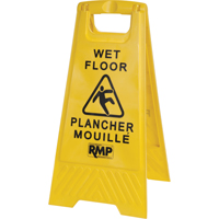 Safety Wet Floor Sign, Bilingual with Pictogram JD391 | Ottawa Fastener Supply