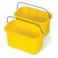 Executive Series Caddy, 2.5 US Gal. (10 qt.) Capacity, Yellow Ottawa Fastener Supply