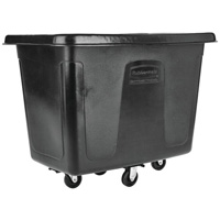 Bulk Cube Truck, Polyethylene, 42-13/16" L x 28" W x 33" H, 12 cu.ft. Volume, 400 lbs. Capacity Ottawa Fastener Supply