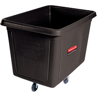 Bulk Cube Truck, Polyethylene, 48" L x 34-1/16" W x 36-1/2" H, 20 cu.ft. Volume, 600 lbs. Capacity Ottawa Fastener Supply
