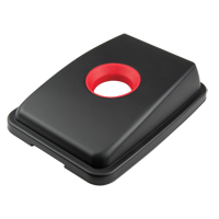 Waste Classification - Lid, Open Lid, Plastic, Fits Container Size: 17-1/4" x 12-1/2" Ottawa Fastener Supply