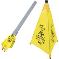 "Wet Floor" Pop-Up Safety Cone, Bilingual with Pictogram JI455 | Ottawa Fastener Supply