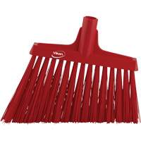 Angle Broom Head, X-Coarse Bristles, 12", Polyester, Red Ottawa Fastener Supply