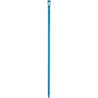 Ultra Hygiene Handle, Broom/Scraper/Squeegee, Blue, Ergonomic, 59" L Ottawa Fastener Supply