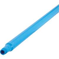 Ultra Hygiene Handle, Broom/Scraper/Squeegee, Blue, Ergonomic, 59" L Ottawa Fastener Supply