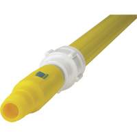 Deck Scrub Handle, Brush/Pad Holder, Yellow, Telescopic, 62"-113" L Ottawa Fastener Supply