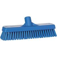 Deck & Wall Scrub Brush, Stiff Bristles, 12", Polyester, Blue Ottawa Fastener Supply
