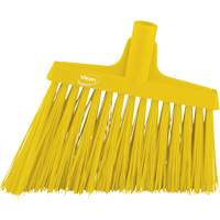 Angle Broom Head, X-Coarse Bristles, 12", Polyester, Yellow Ottawa Fastener Supply