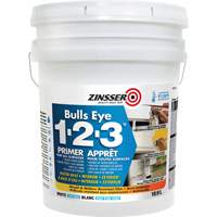Bulls Eye 1-2-3&reg; Water-Base Primer, 18.9 L, Pail, White Ottawa Fastener Supply