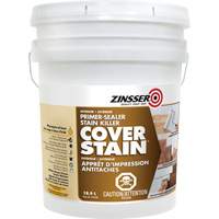Scellant d'appr&ecirc;t &agrave; base d'huile Cover Stain, 18,9 L, Seau, Blanc Ottawa Fastener Supply