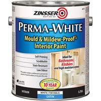 Peinture int&eacute;rieure Mold & Mildew-Proof Perma-White, 3,78 L, Gallon, Blanc Ottawa Fastener Supply