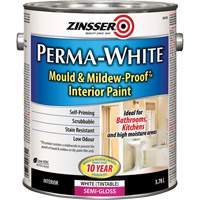 Peinture int&eacute;rieure Mold & Mildew-Proof Perma-White, 3,78 L, Gallon, Blanc Ottawa Fastener Supply