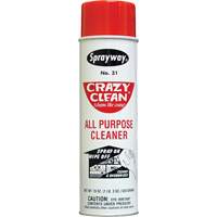 Nettoyant tout usage Crazy Clean, 20 oz, Canette a&eacute;rosol Ottawa Fastener Supply