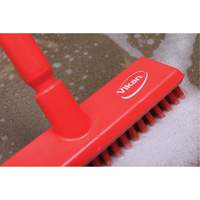 Brosse lave-pont aliment&eacute;e en eau, Crins Extra-ferme, 10-3/4", Polyester, Vert Ottawa Fastener Supply