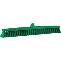 ColorCore Push Broom, Fine Bristles, 24", Polypropylene, Green Ottawa Fastener Supply
