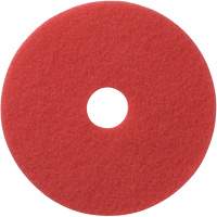 Floor Pads, 12", Buffing, Red Ottawa Fastener Supply