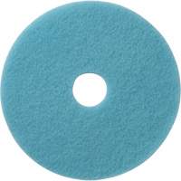 Luster Lite Floor Pads, 19", Burnishing, Light Blue Ottawa Fastener Supply