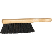Brosse de nettoyage en bois, 12-3/4" l, Soies Crin de cheval, Noir Ottawa Fastener Supply