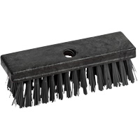 Brosse utilitaire avec trou filet&eacute;, 8" l, Soies Synth&eacute;tique, Noir Ottawa Fastener Supply